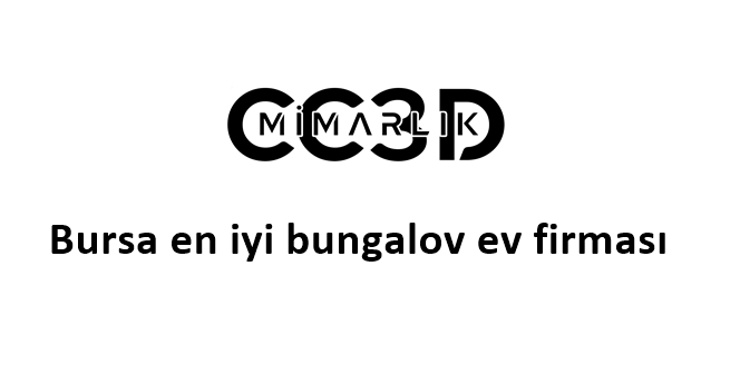 Bursa en iyi bungalov ev firması
