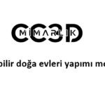 Taşınabilir doğa evleri yapımı modern